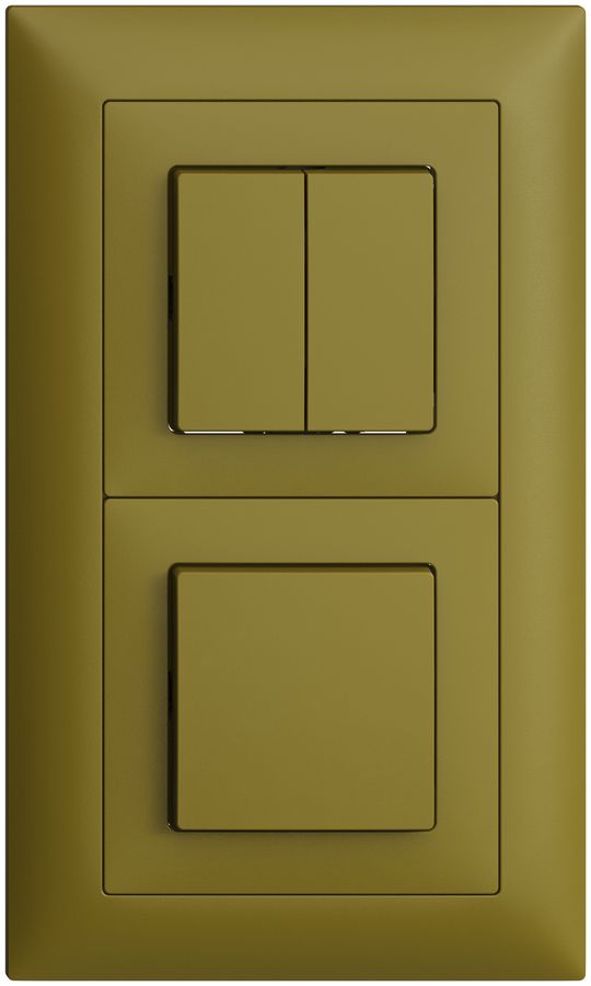 UP-Kombination EDIZIOdue 1/1P+3/1P olive