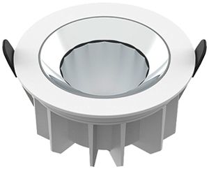 Downlight LED SLV DOWNLIGHT P 18 10W 1550lm 4000K IP54 WB DALI Ø115×69mm blanc