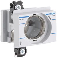 Portafusibile INS Hager DIII 63A copertura frontale profondità INS 44mm L alto