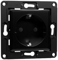 UP-Steckdose Shelly Wall Socket EU 1× CEE 7/3 (Typ F) 5A 230V 68×45mm schwarz