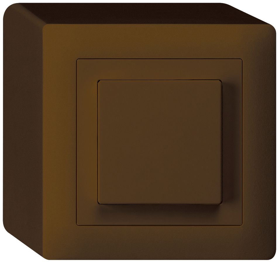 Interruttore pulsante AP kallysto 3/2L marrone
