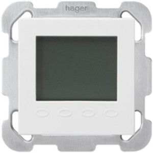 UP-Raumthermostat Hager kallysto B mit Display ultraweiss