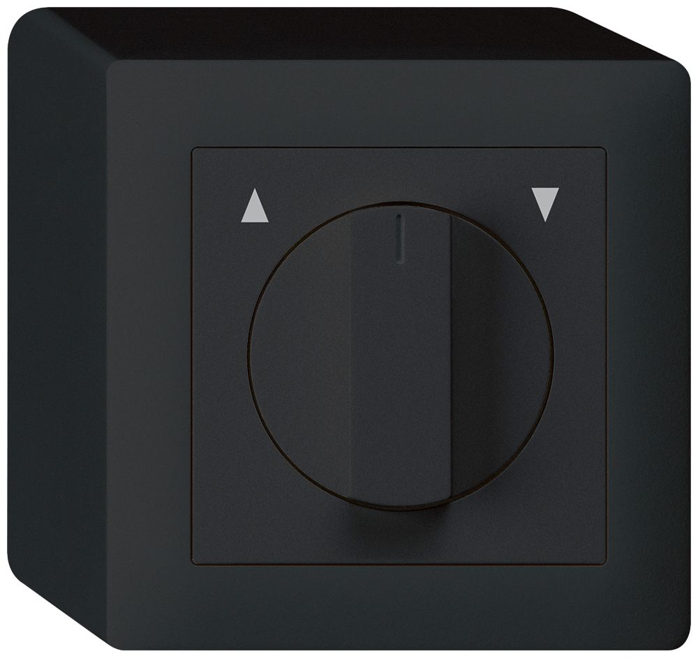 AP-Storendrehschalter/taster umschaltbar kallysto schwarz