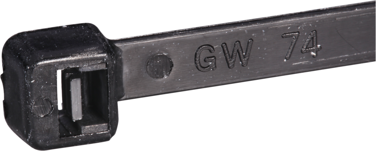 Fascetta nylon 4.8/202mm nero, resistente UV