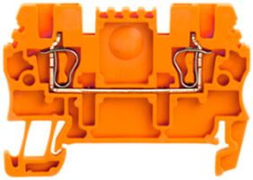 Durchgangs-Reihenklemme Weidmüller ZDU 1.5 Zugfeder 1.5mm² TS35 orange