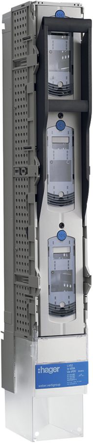 Regolo HPC weber.vertigroup 3P DIN2 400A guida 185mm