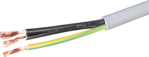 Steuerkabel 3x1,5mm² num. halogfr. gu