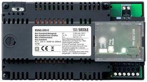 REG-Netzteil Siedle Standard 230V AC 1000mA 162×89×60mm
