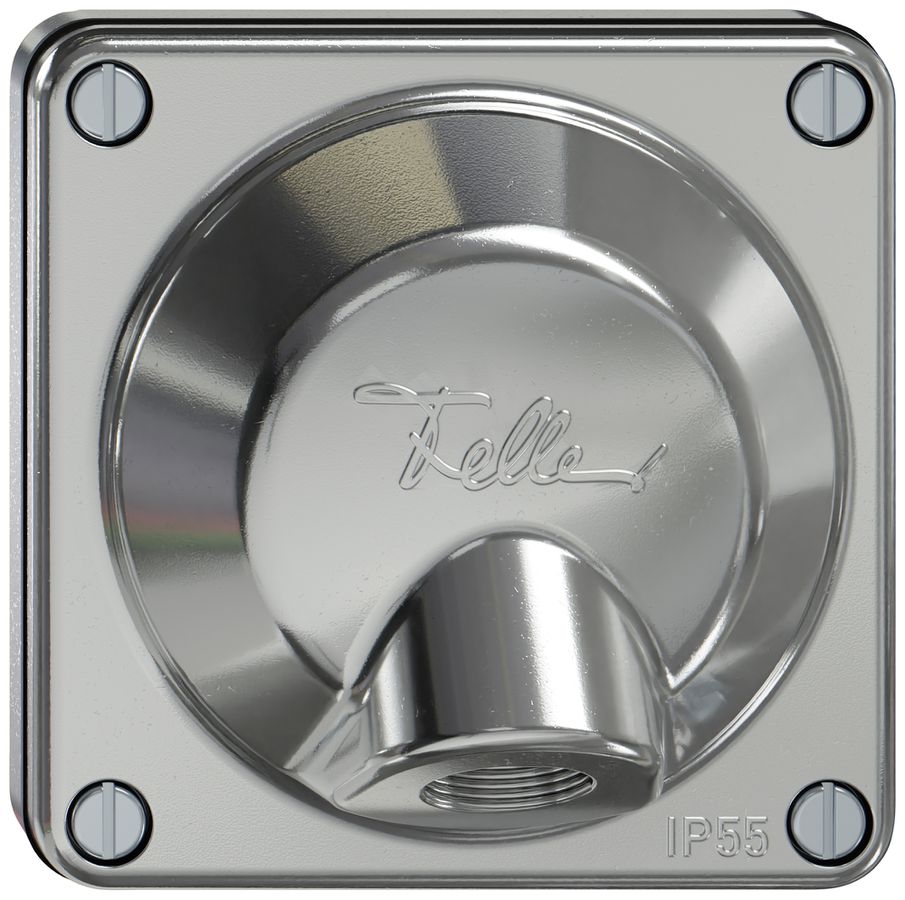 UP-Anschlussdose ELEMENT SNAPFIX® ohne Klemmeneinsatz M20×1.5 alu