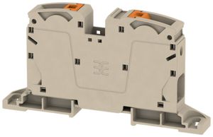 Morsetto passante Weidmüller A2C PUSH IN 2×35mm² beige