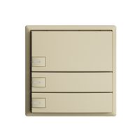 KNX-Taster RGB EDUE, 250mW, m.RGB-LED, 3×Taste, 1×Tastenb., van