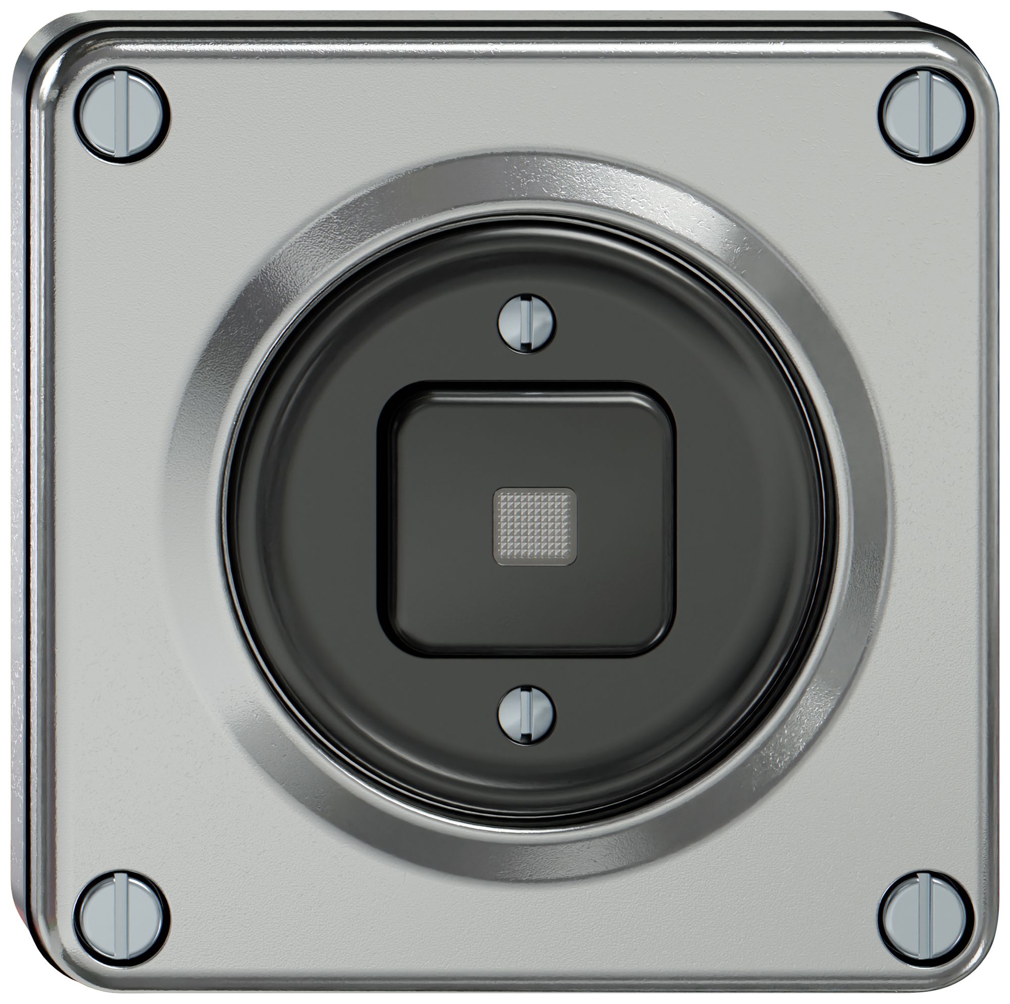 UP-Leuchtdruckschalter ELEMENT Schema 3/1L 16A 250V LED aluminium