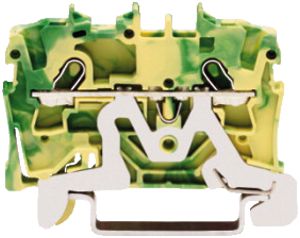 Borne de passage WAGO TOPJOB S 1.5mm² 2L vert/jaune série 2001