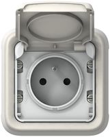 Prise ENC PLEXO FR LNPE blanc 16A 250V IP55