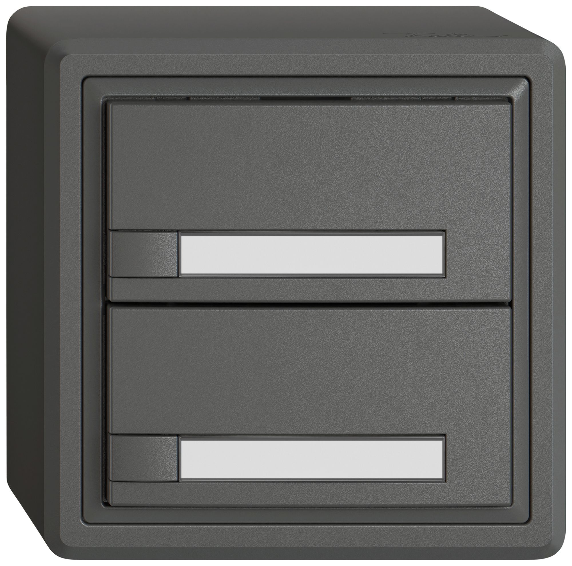 AP-Universaltaster EDIZIO.liv UNI SNAPFIX® 5…48V o.LED 2× 1-Tbed.Pap.dgu