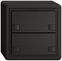 AP-Universaltaster EDIZIO.liv UNI SNAPFIX® 5…48V o.LED 2× 2-Tbed.sz