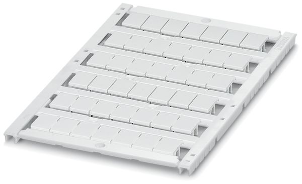 Carte de marquage UCT-TM 8 blanc pour bornes 7.6×10.5mm