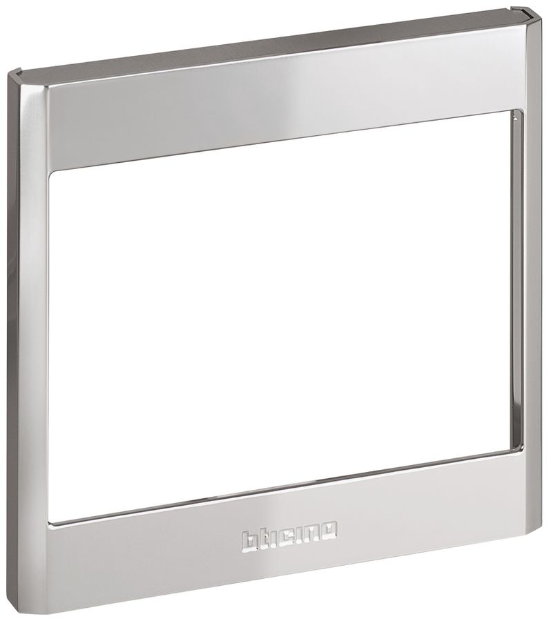 Cadre de recouvrement LINEA 5000 1×1 vertical 139×137mm acier affiné