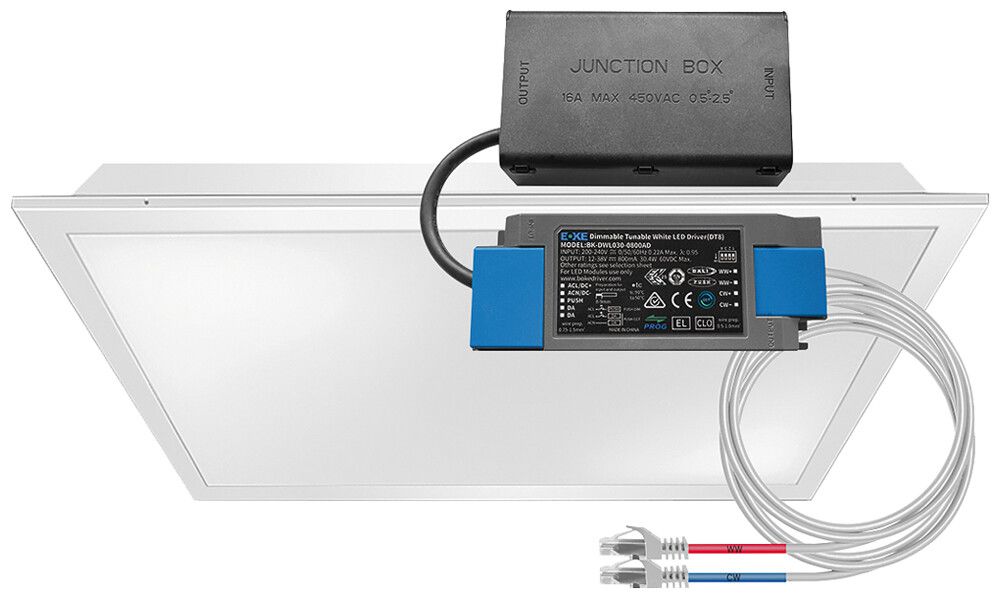 Luminaire LED INC ESYLUX CELINE-2 PNL 625 DDP OP 32W 4000lm 827…865 IP20 8TW