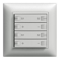 UP-Dimmer ZEP 2K/4T Zentral-Nebenstelle Szene LED EDIZIOdue silver