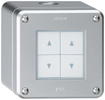 Interrupteur pour stores AP robusto IP55 aluminium avec 4 touches de fonction