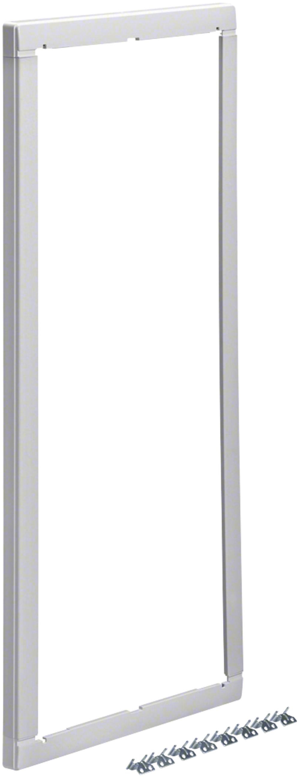 Erhöhungsrahmen Hager volta 4-reihig 348×755×9mm IP30 reinweiss