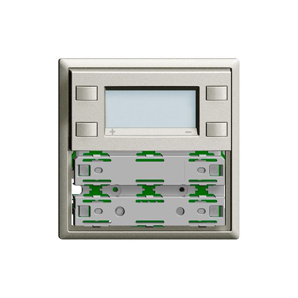 RTH-Frontplatte KNX 1…4×EDIZIOdue hellgrau, mit LED RGB