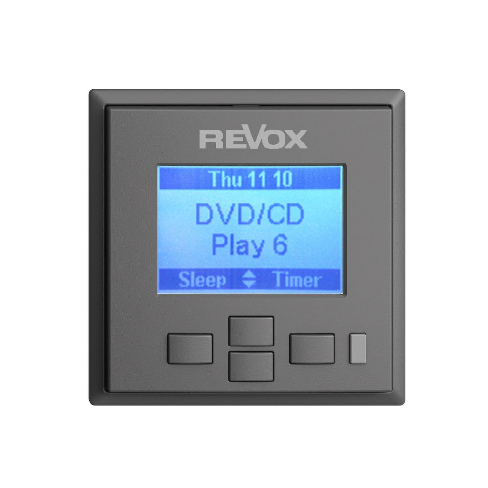 Display da parete INC Revox EDIZIOdue grigio scuro