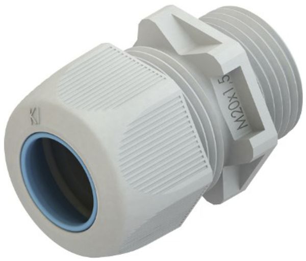 Verschraubung M20 8…13mm hellgrau halogenfrei