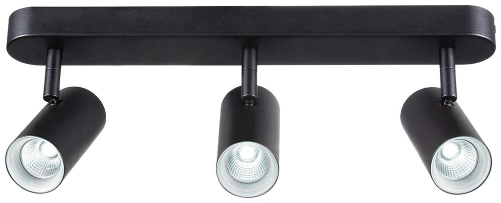 Spot LED SLV NOBLO 22W 1360lm 920…930 REG 400×105×127mm nero 3×Spot