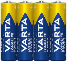 Batterie Alkali VARTA Longlife Power AA 4 Stück foliert