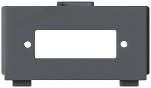 Modulo multimedia M3 FO vuoto per 1 SC Duplex antracite