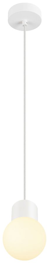 Schraubglas SLV VARYT Glas opal Ø120×128mm weiss