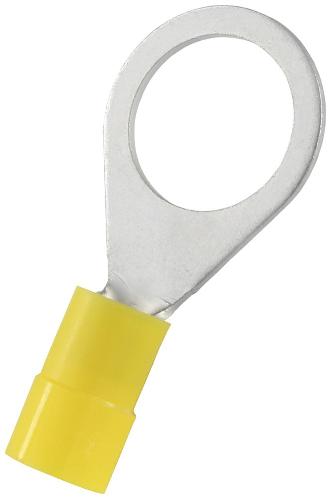 Cosse à sertir Ferratec forme annulaire M12 PC 4…6mm² jaune