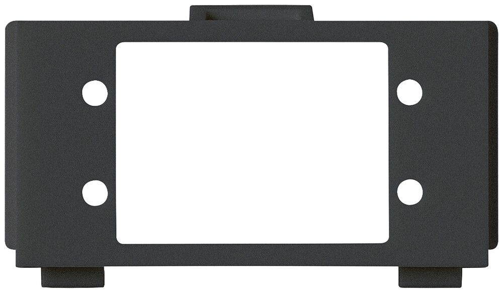 Modulo multimedia M3 FO vuoto per 2×SC Duplex kallysto nero
