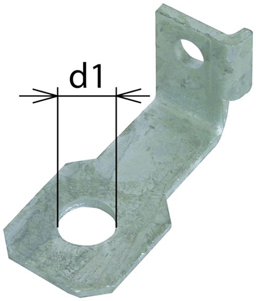 Anschlussbügel DEHN/elvatec SE AB EXFS IF1 W 14 abgewinkelt