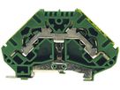 Borne de passage joignable WZ 0.5…4mm² 32A 800V raccord fiche 2×2 DIN 35mm vt-jn