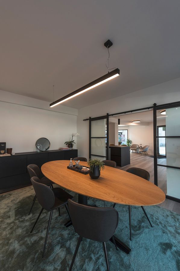 Lampada sospesa LED SLV GLENOS PD 85W 5700lm 3000K 2m nero