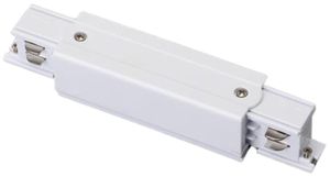 Verbinder DOTLUX dreiphasig, gerade mit Mitteleinspeisung weiss