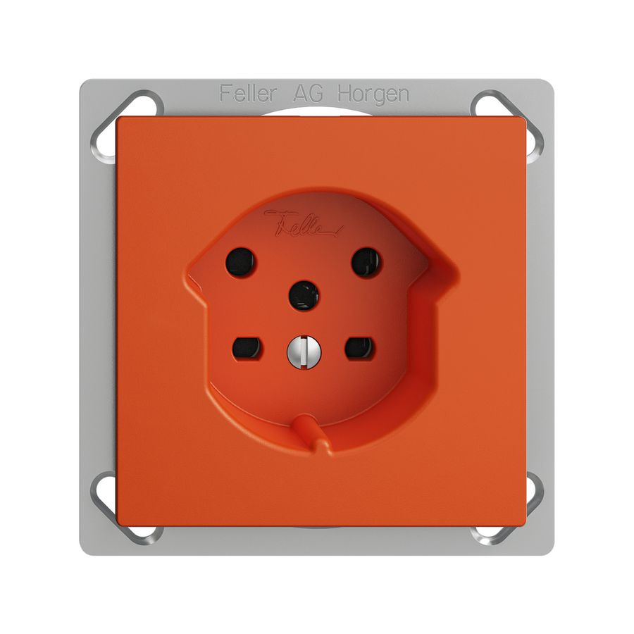 EB-Steckdose EDIZIOdue T15 orange