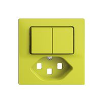 Frontset 60×60mm EDIZIOdue lemon T23 für Kleinkombi