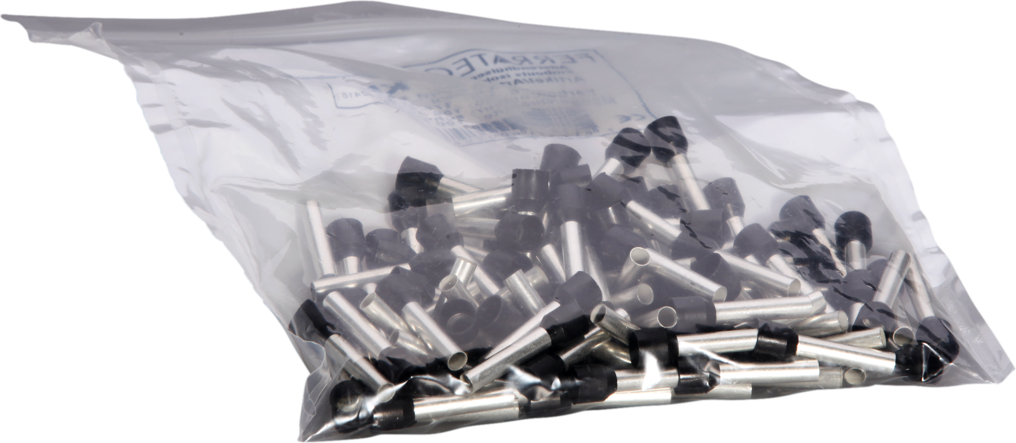 Aderendhülse Typ A isoliert 6mm²/18mm schwarz