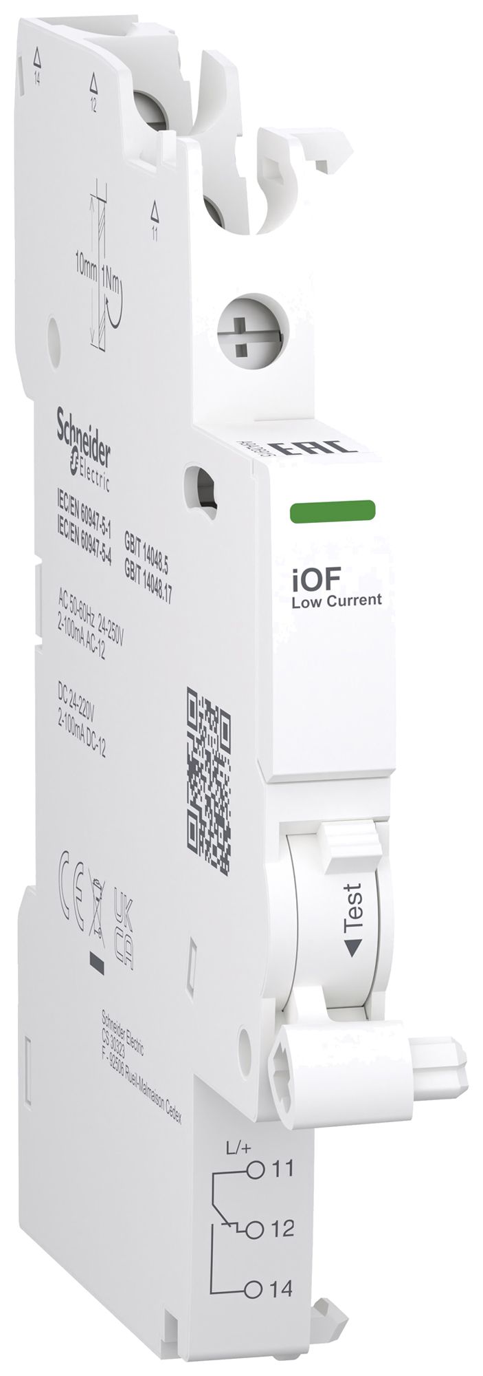 Interruttore ausiliario AMD SE Acti9 iOF N40/C60 1C 100mA 250VAC/220VDC