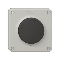 Drucktaster NEVO N.CO Schliesser-Öffner 1L, beleuchtbar, lichtgrau