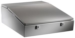 Boîtier pupitre Rittal TP 6712.500 1200×240×732mm acier gris IP55