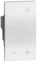 Thermostat Living Now avec display 230V 2 modules blanc