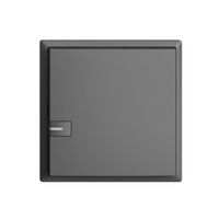 KNX-Taster RGB EDUE, 250mW, m.RGB-LED, 1×Taste, 1×Tastenb., 1×-Bedienung, dgu