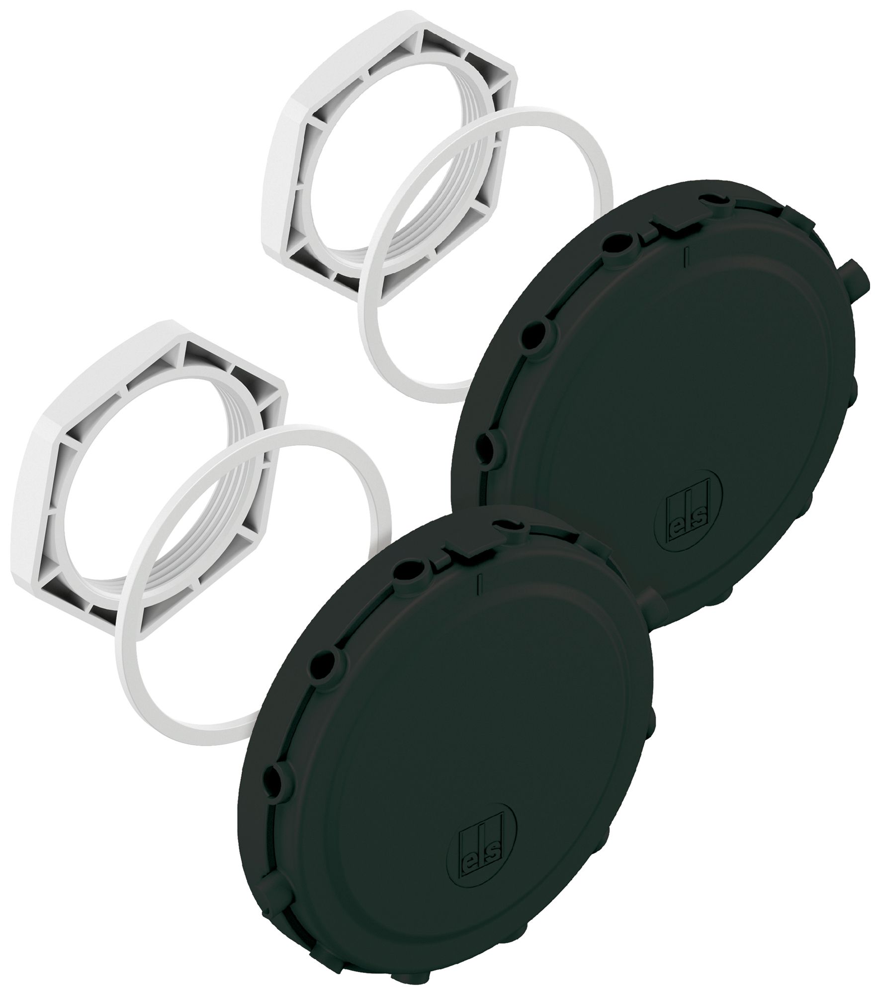 Jeu d'éléments d'aération Günther Spelsberg BEL Air M40 Ø85mm noir