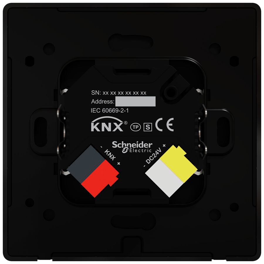 Touchpanel SpaceLogic KNX 4" Farbe Touchfunktion USB schwarz