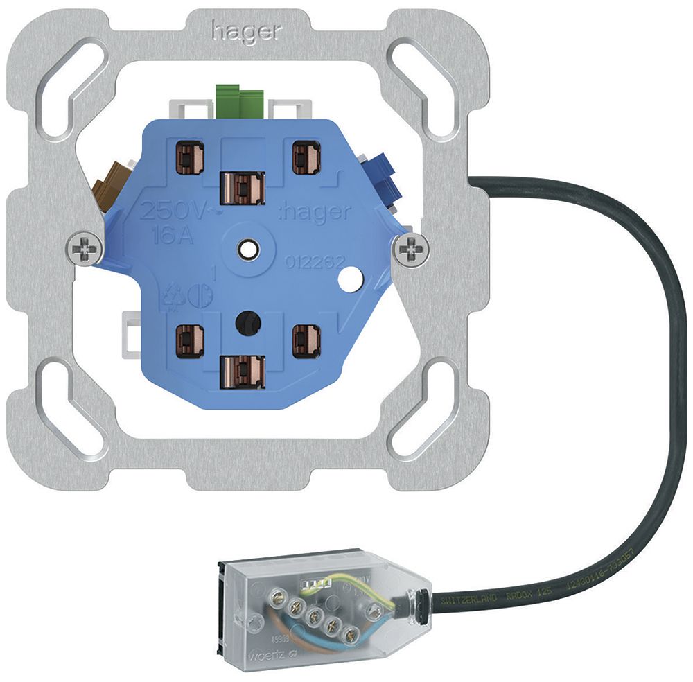 Prise INC 2×type 13/23 Hager, L3, Technofil